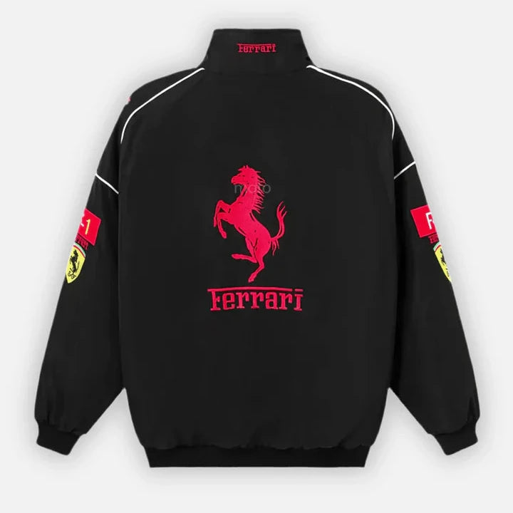 The '90s Black Racing Bomber