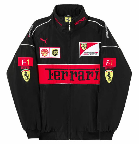 The '90s Black Racing Bomber