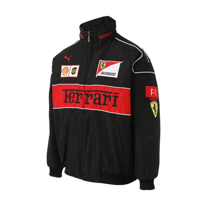 The '90s Black Racing Bomber