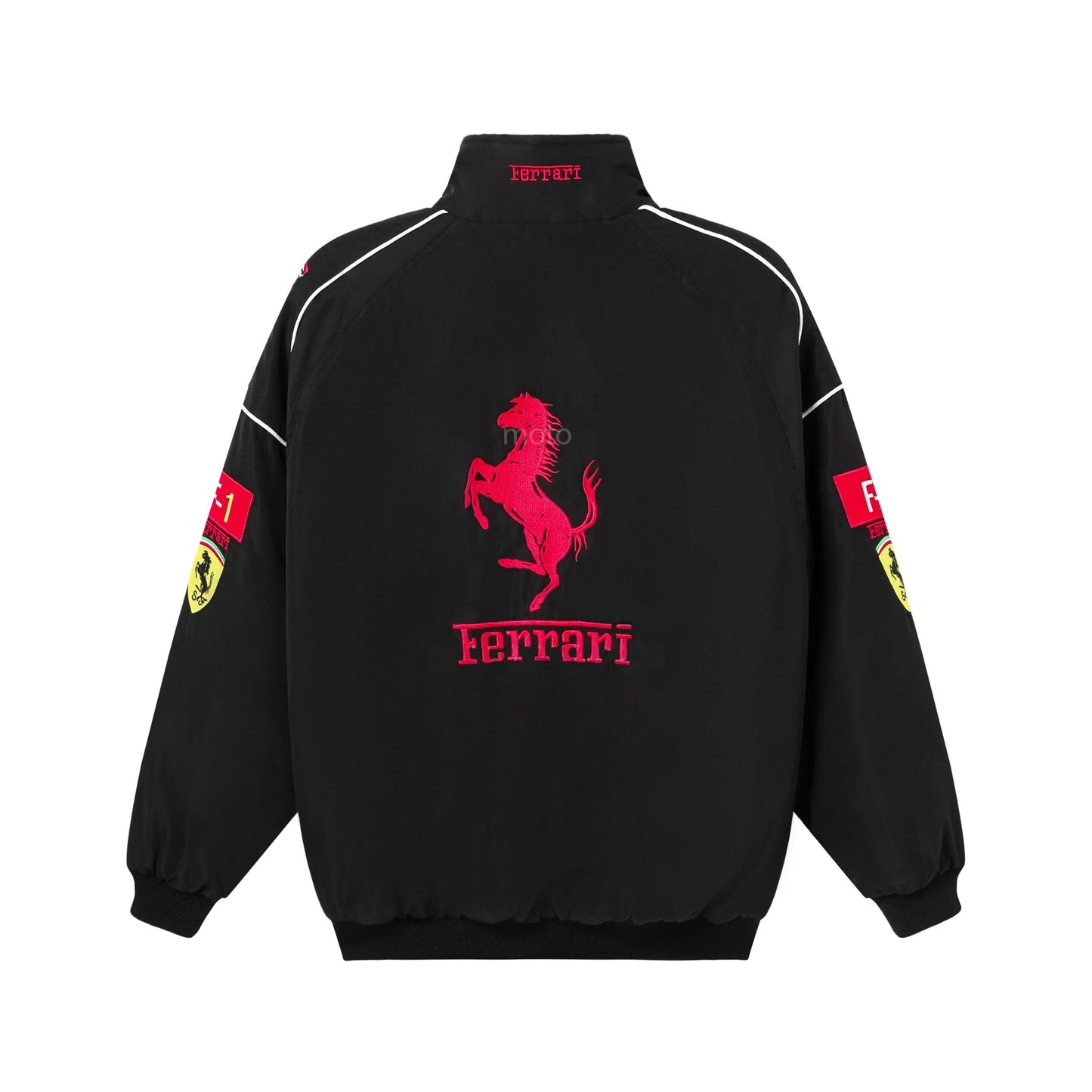The '90s Black Racing Bomber